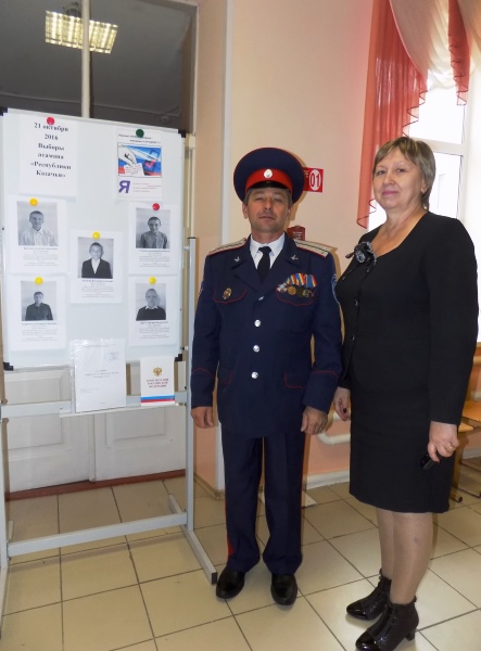 Выборы атамана Республики «Казачья» в Морозовской школе