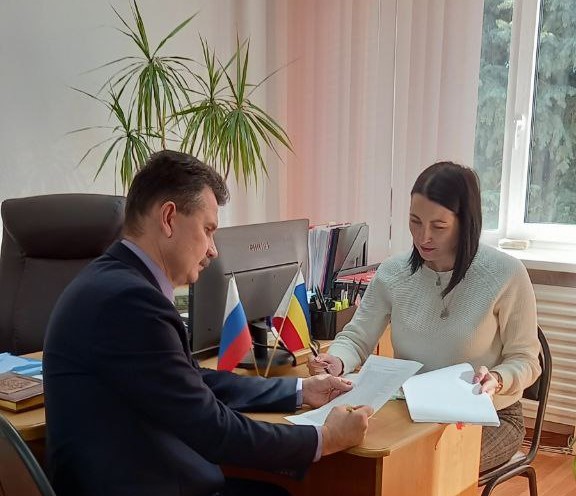 Рабочая встреча с главой Администрации Романовского сельского поселения